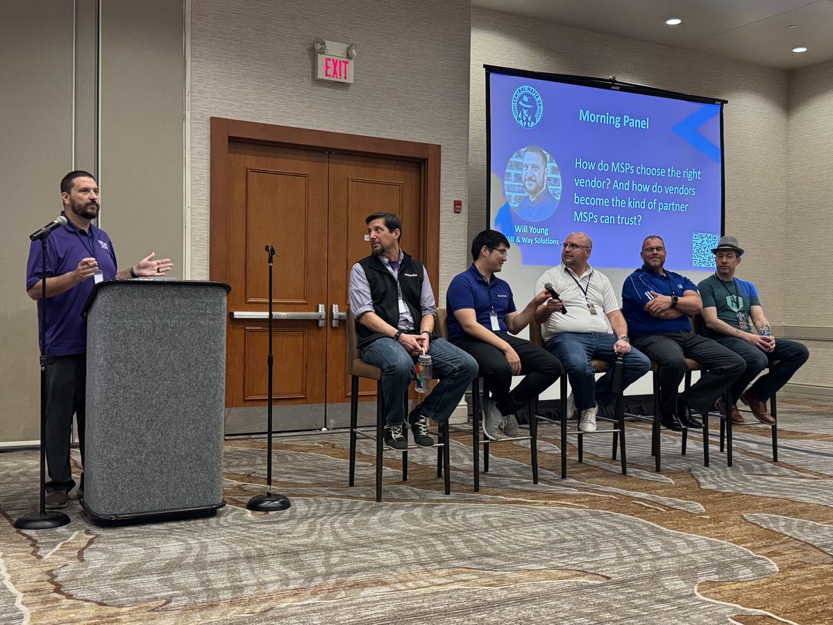 Operator-led morning panel discussion at a CMUG regional meetup